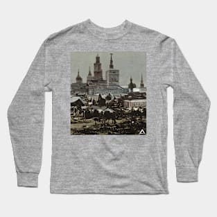 A city in the 1800's Long Sleeve T-Shirt